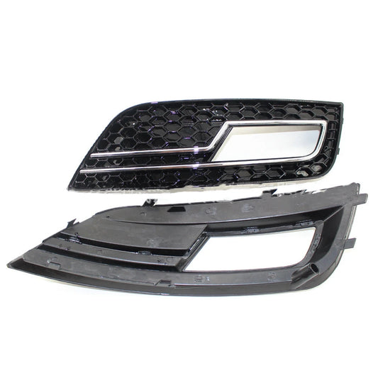 B9 A4/S4/RS4 Front Fog Light Grill Cover Honeycomb