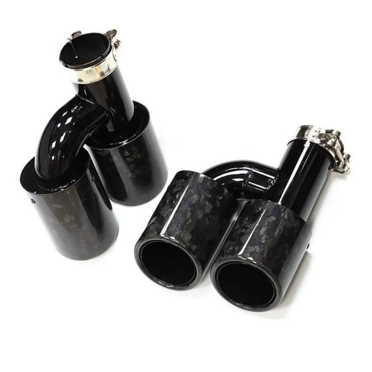 S4/S5/S6/S7 Black Dual Muffler Tip 60mm Tailpipe