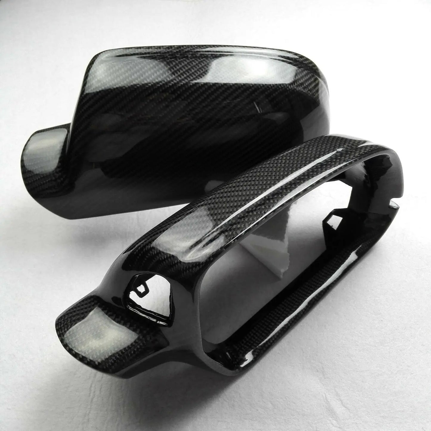 A4/S4/RS4 Carbon Fiber Car Mirror Cover W/Side Assist